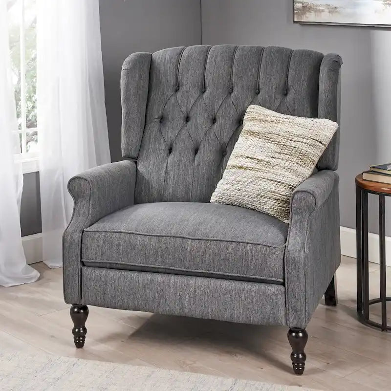 Fauteuil inclinable manuel à dossier haut et surdimensionné