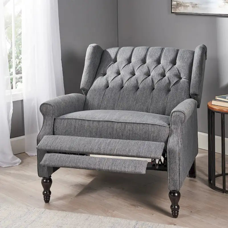 Fauteuil inclinable manuel à dossier haut et surdimensionné