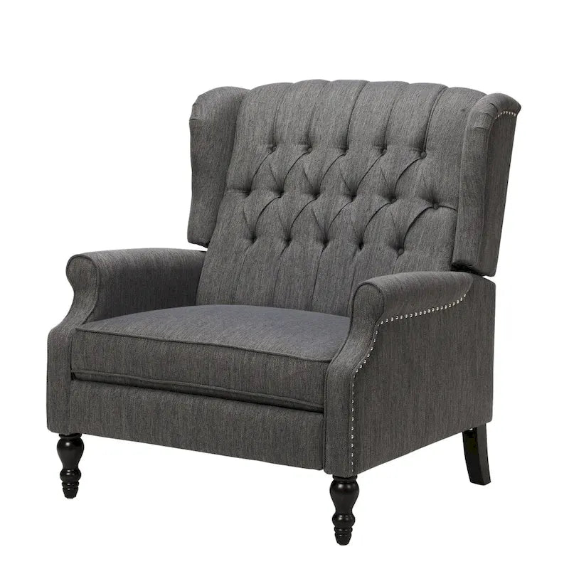 Fauteuil inclinable manuel à dossier haut et surdimensionné