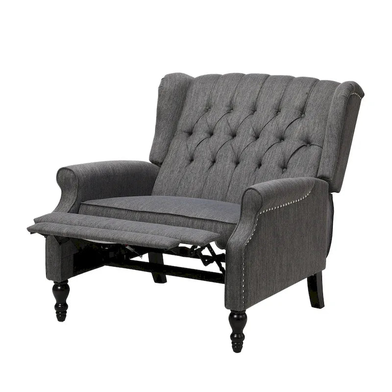 Fauteuil inclinable manuel à dossier haut et surdimensionné