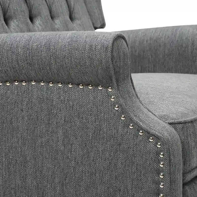 Fauteuil inclinable manuel à dossier haut et surdimensionné