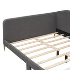 Lit de repos rembourré avec accoudoir et tête de lit