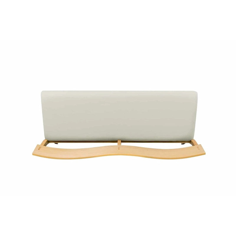 Banc de salle à manger en bois avec coussin d'assise