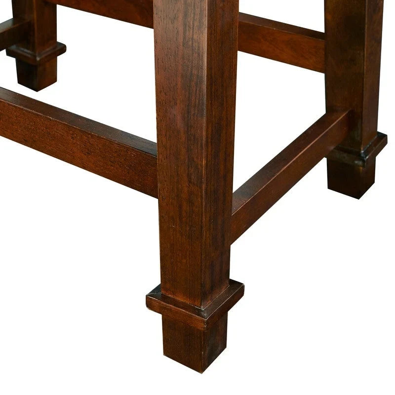Tabouret de bar sans dossier avec assise en similicuir