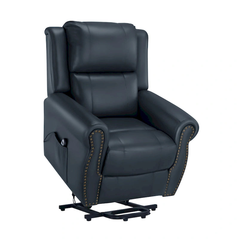 Fauteuil inclinable releveur électrique - Bleu