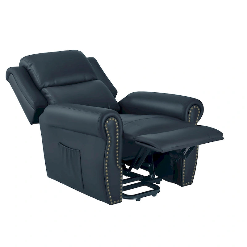 Fauteuil inclinable releveur électrique - Bleu