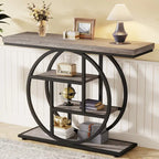 Console 4 niveaux de 105 cm avec cadre en métal