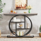 Console 4 niveaux de 105 cm avec cadre en métal