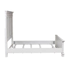 Lit panneau de style antique, très grand, blanc