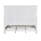 Lit panneau de style antique, très grand, blanc