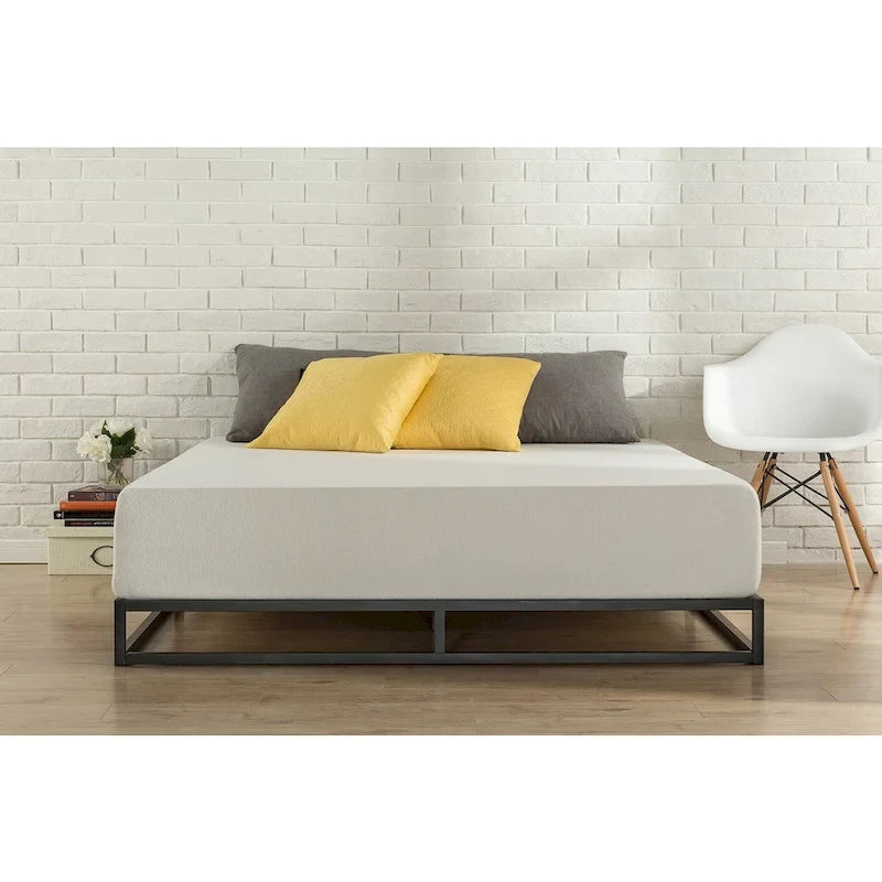 Cadre de lit plateforme King Size profil bas, 15 cm de hauteur
