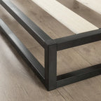 Cadre de lit plateforme King Size profil bas, 15 cm de hauteur