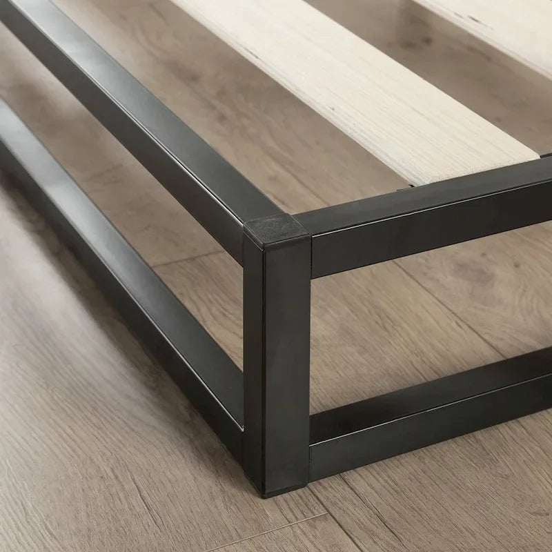 Cadre de lit plateforme King Size profil bas, 15 cm de hauteur