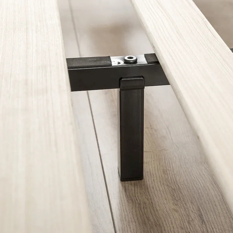 Cadre de lit plateforme King Size profil bas, 15 cm de hauteur