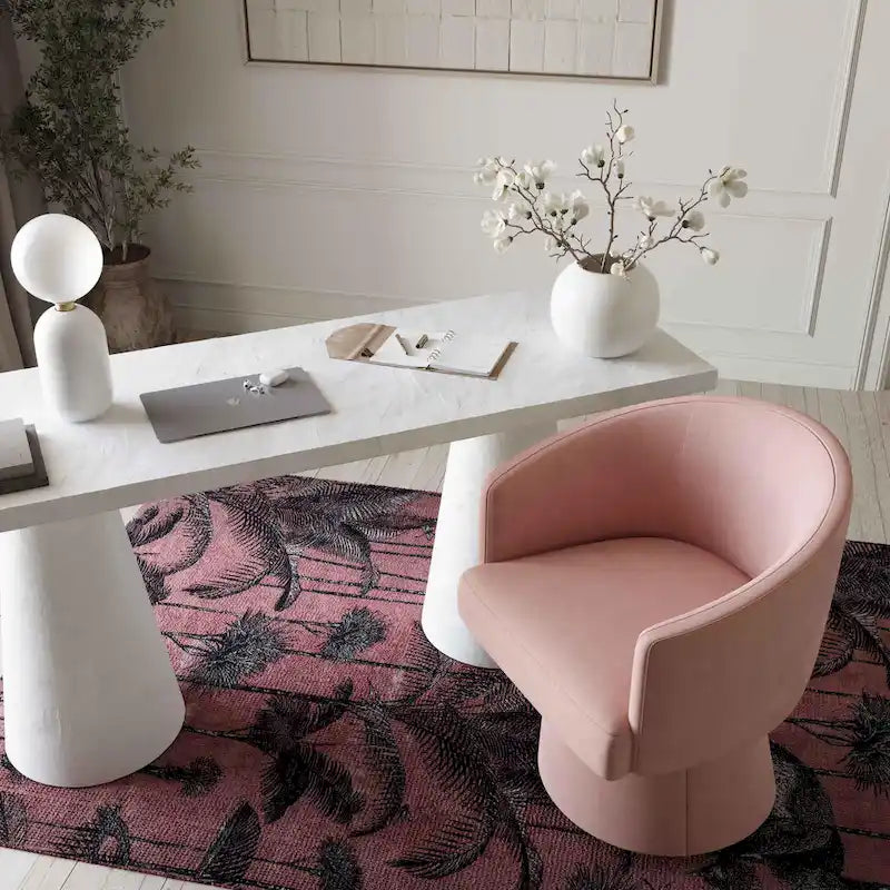 Chaise de bureau à roulettes Chenille – Tissu recyclé
