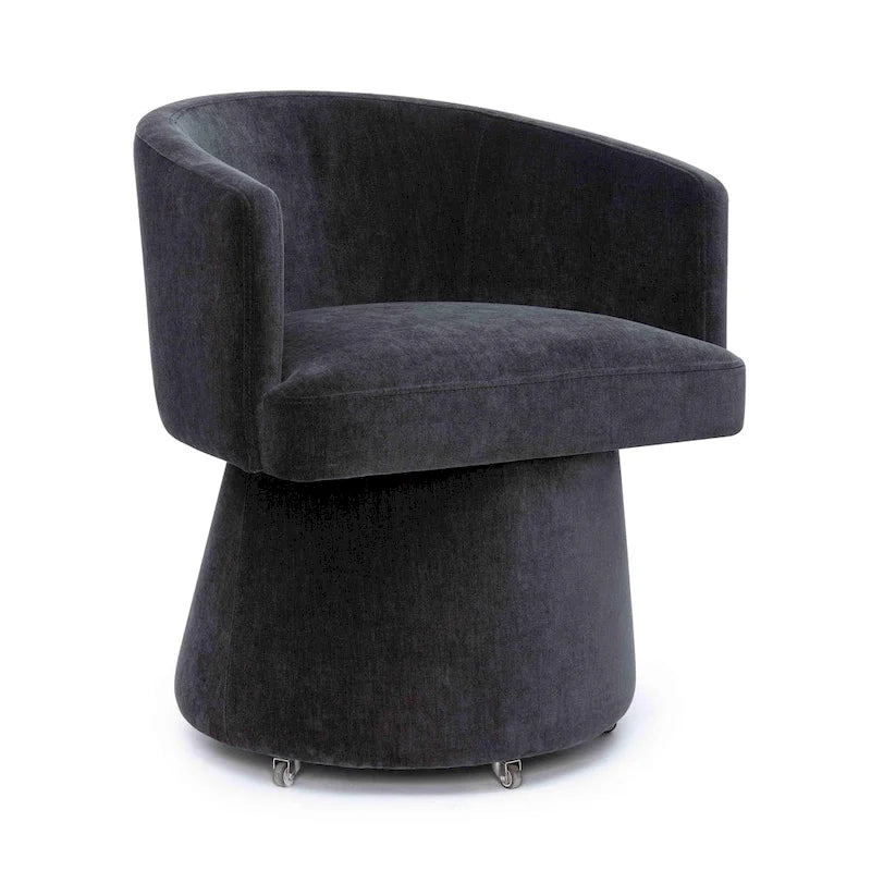 Chaise de bureau à roulettes Chenille – Tissu recyclé