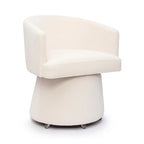 Chaise de bureau à roulettes Chenille – Tissu recyclé