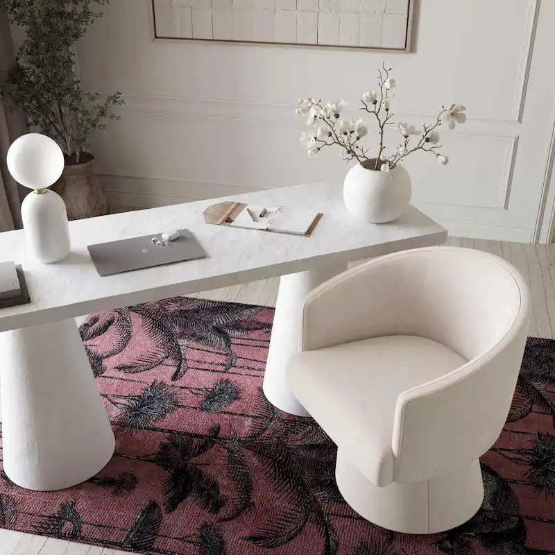 Chaise de bureau à roulettes Chenille – Tissu recyclé