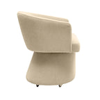 Chaise de bureau à roulettes Chenille – Tissu recyclé