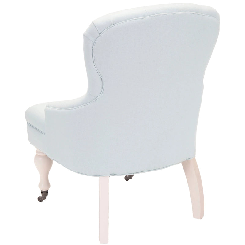 Petit fauteuil d'appoint capitonné