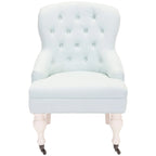 Petit fauteuil d'appoint capitonné