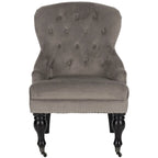 Petit fauteuil d'appoint capitonné