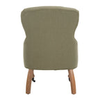 Petit fauteuil d'appoint capitonné