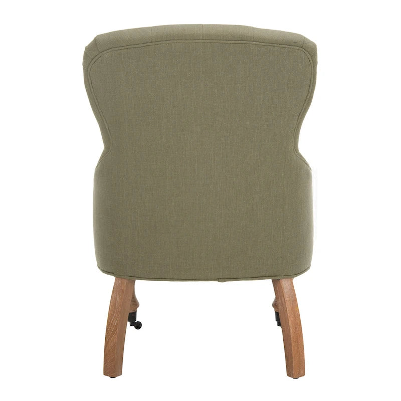 Petit fauteuil d'appoint capitonné