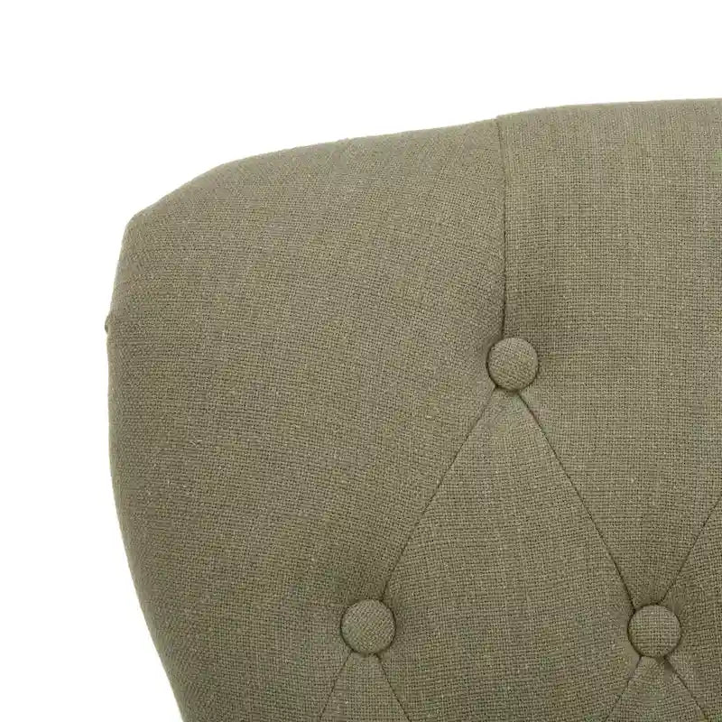 Petit fauteuil d'appoint capitonné