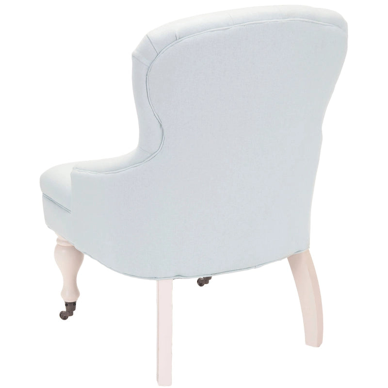 Petit fauteuil d'appoint capitonné