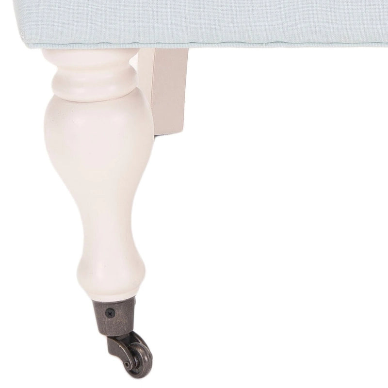 Petit fauteuil d'appoint capitonné