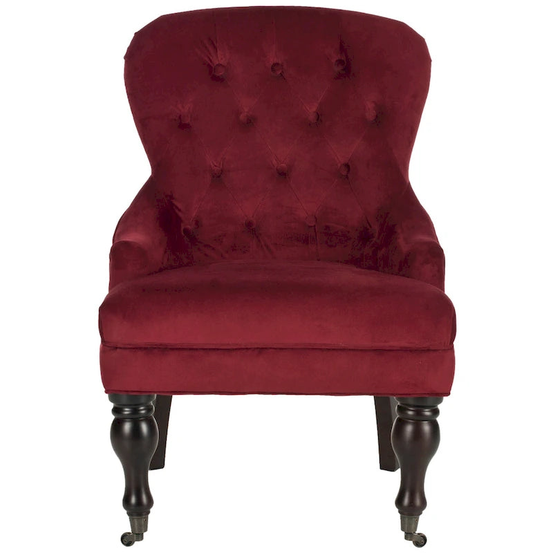 Petit fauteuil d'appoint capitonné