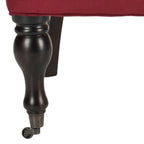 Petit fauteuil d'appoint capitonné