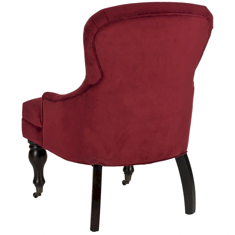 Petit fauteuil d'appoint capitonné