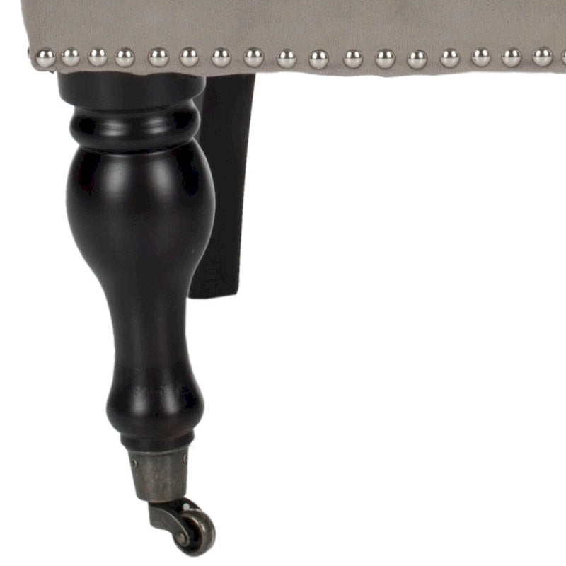 Petit fauteuil d'appoint capitonné