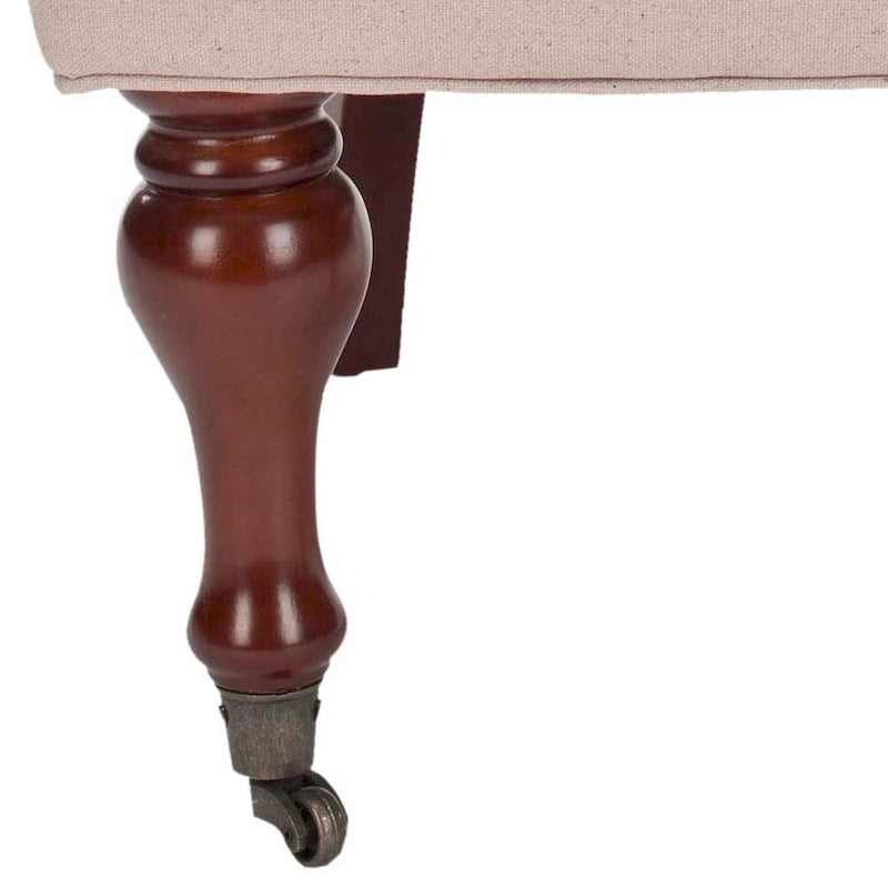 Petit fauteuil d'appoint capitonné