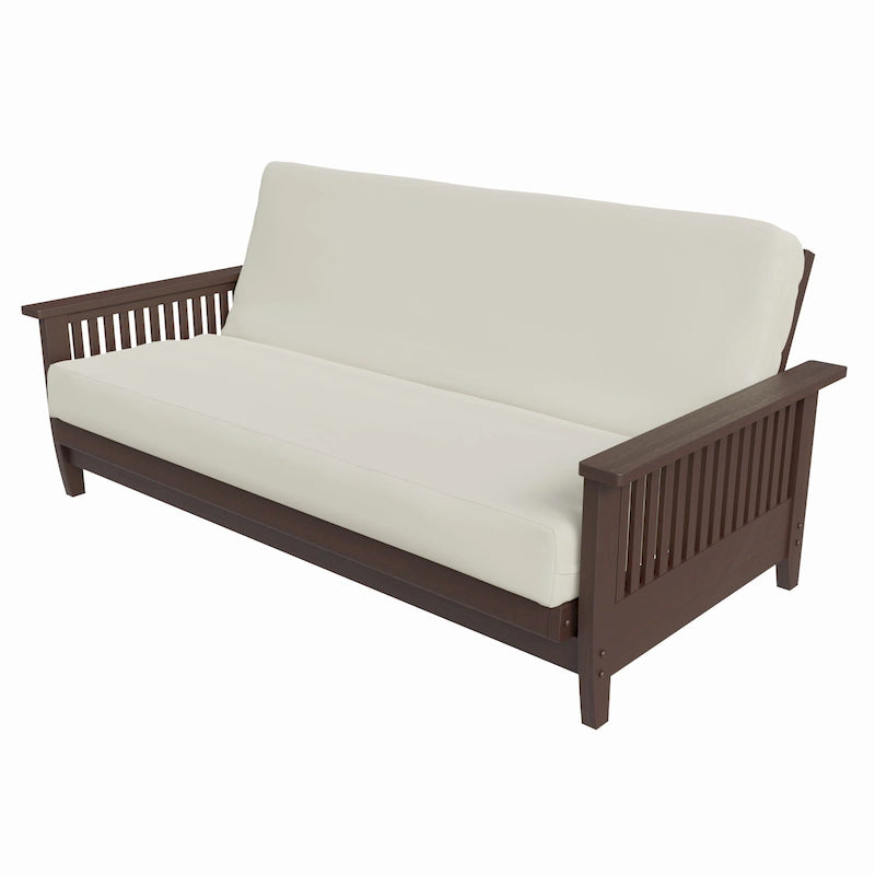 Cadre de futon pleine grandeur avec mécanisme de pliage compact