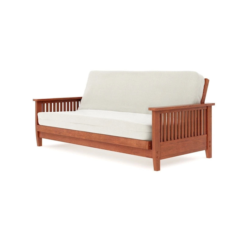 Cadre de futon pleine grandeur avec mécanisme de pliage compact