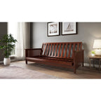 Cadre de futon pleine grandeur avec mécanisme de pliage compact