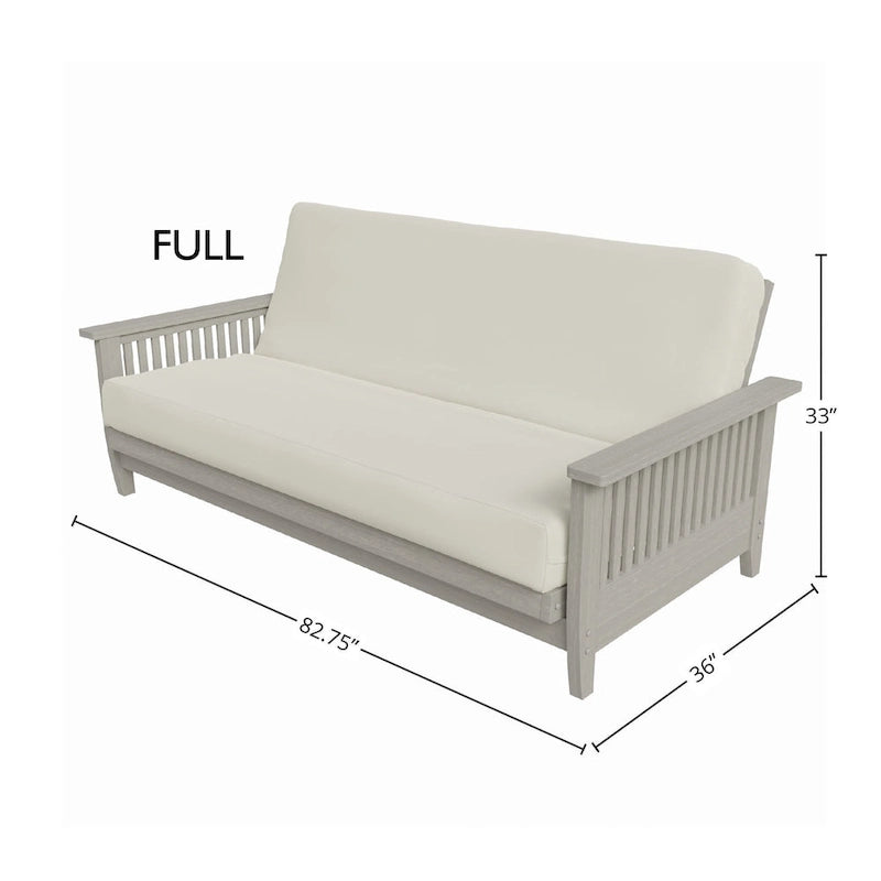 Cadre de futon pleine grandeur avec mécanisme de pliage compact