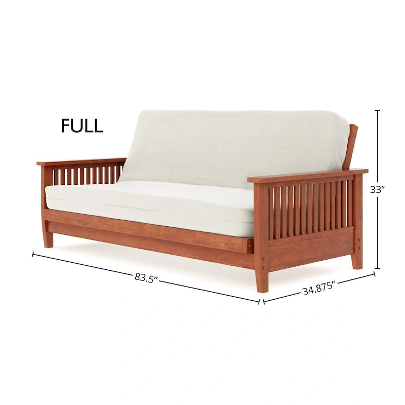 Cadre de futon pleine grandeur avec mécanisme de pliage compact