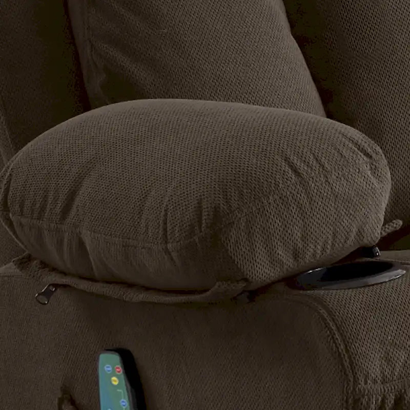 Fauteuil inclinable manuel avec massage, chaleur et pivotement à 360°