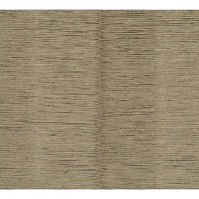 Banc d'appoint à cadre en bois noir avec revêtement en jute naturelle - 48,13 l x 16,13 P x 18 H