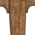 Table d'appoint avec plateau en bois et étagère inférieure