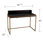 Bureau rabattable avec rangement